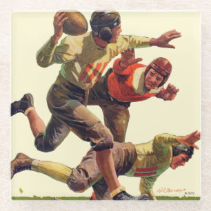 Dessous-de-verre En Verre Passe du quart