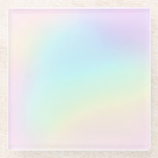 Dessous-de-verre En Verre Pastel Rainbow Prismatic Lesbian Mariage