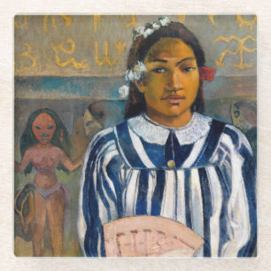 Dessous-de-verre En Verre Paul Gauguin - Les ancêtres de Tehamana
