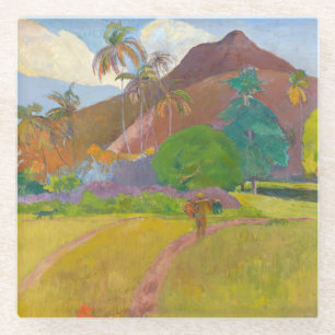 Dessous-de-verre En Verre Paul Gauguin - Paysage tahitien