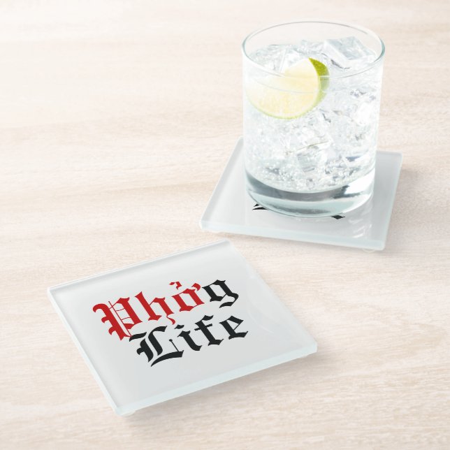 Dessous-de-verre En Verre Phở g Life (Incliné)