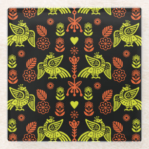Dessous-de-verre En Verre Phoenix Bird Fold Art Imprimer