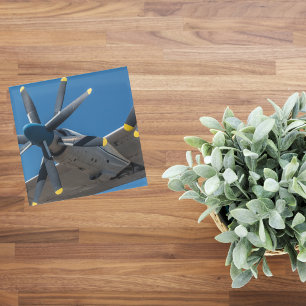 Dessous-de-verre En Verre Photo d'avion, Cool Fun Aviation