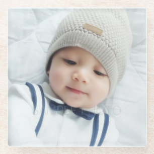 Dessous-de-verre En Verre Photo faite sur commande