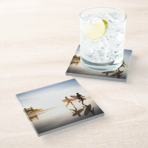Dessous-de-verre En Verre Plage d'Oceanside