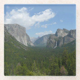 Dessous-de-verre En Verre Point d'inspiration dans le parc national de Yosem