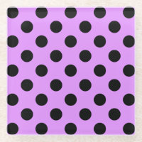Pois noirs sur lilas