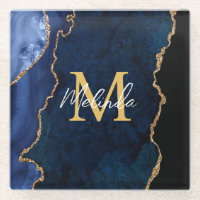 Porte en marbre bleu et or de la Marine