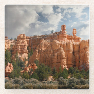 Dessous-de-verre En Verre Porte-malheurs de parc national de canyon de Bryce