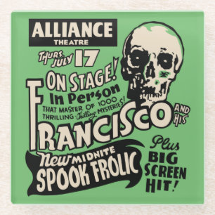 Dessous-de-verre En Verre Poster de l'émission de télévision franco-Vinta