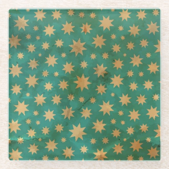 Dessous-de-verre En Verre Profil sous convention astérisque (Devant)