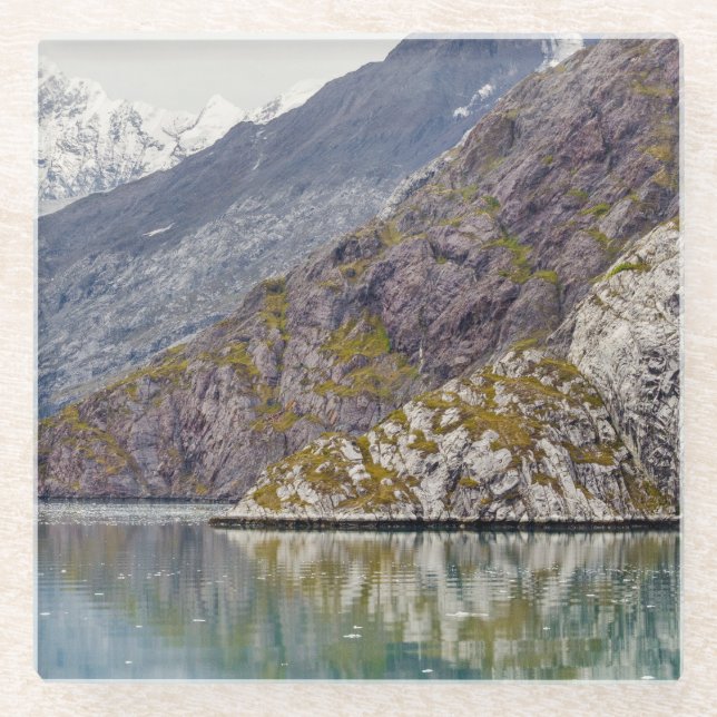 Dessous-de-verre En Verre Représentation de ses rayures (Devant)