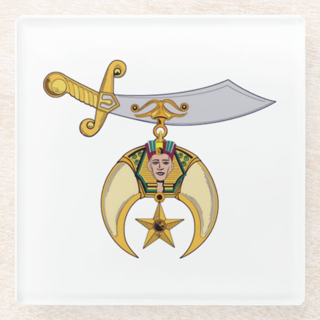 Dessous-de-verre En Verre Rince (Devant)