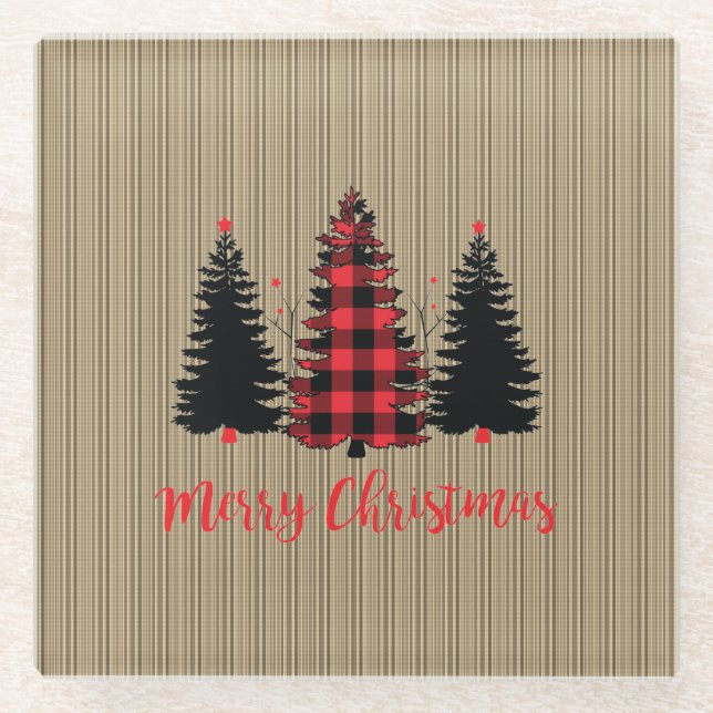 Dessous-de-verre En Verre Rustic Farmhouse (Devant)