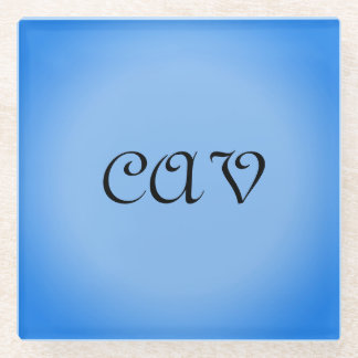 Dessous-de-verre En Verre Sangria Cornflower Blue