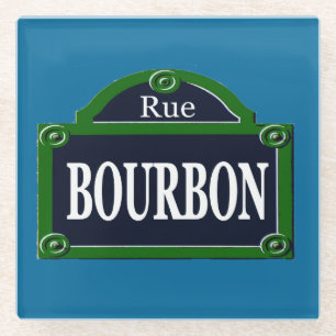 Dessous-de-verre En Verre SIGNE RUE Bourbon Boa coupe Set de table