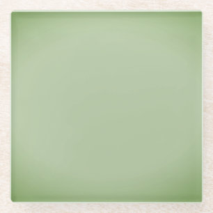 Dessous-de-verre En Verre Solid Jade Green Celadon 