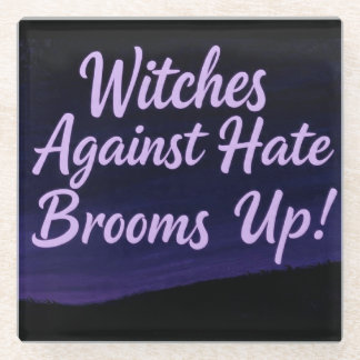 Dessous-de-verre En Verre SorcièresContreHaine