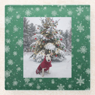 Dessous-de-verre En Verre Spike "Let it snow"