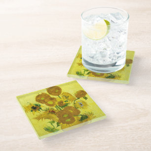 Dessous-de-verre En Verre Sunflowers Vincent van Gogh