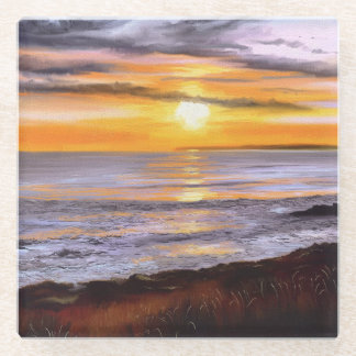 Dessous-de-verre En Verre Sunset Beach