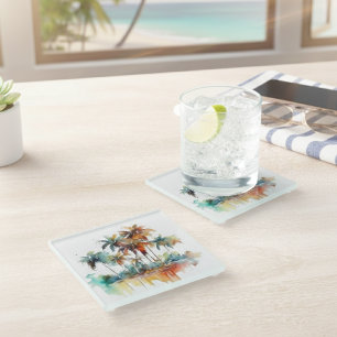 Dessous-de-verre En Verre Sunset Grove
