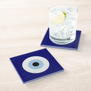 Dessous-de-verre En Verre Symbole de protection et de bonne chance