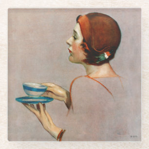 Dessous-de-verre En Verre Tasse de Java