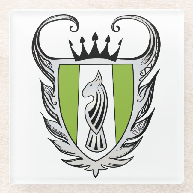 Dessous-de-verre En Verre Terrier royal (Devant)