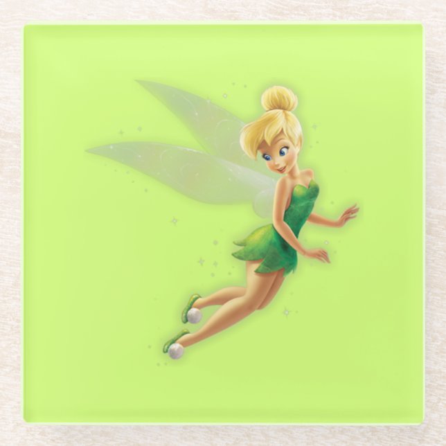 Dessous-de-verre En Verre Tinker Bell Glass Coaster (Devant)