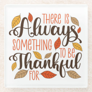 Dessous-de-verre En Verre Toujours Quelque Chose À Remercier Pour