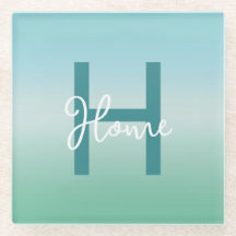 Tropical Waters Gradient Monogram Name 