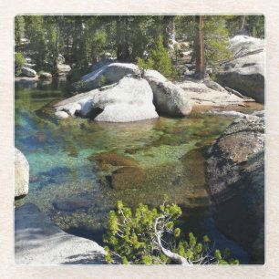 Dessous-de-verre En Verre Tuolumne River à Tuolumne Meadows, Yosemite, CA