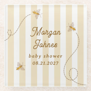 Dessous-de-verre En Verre Une Baby Shower Petite Abeille