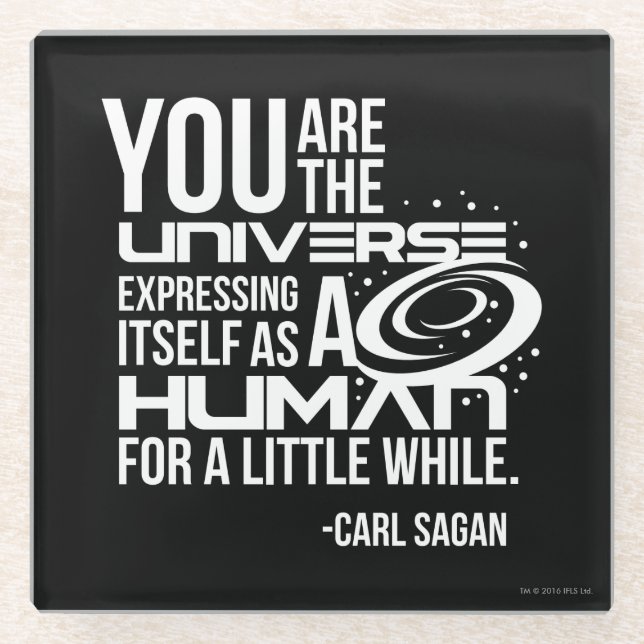 Dessous-de-verre En Verre Univers humain (Devant)