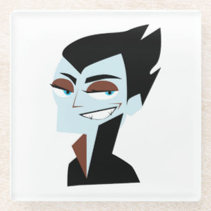DESSOUS-DE-VERRE EN VERRE VAMPIRE