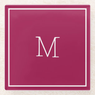 Dessous-de-verre En Verre Verre couleur vin Dessous de verre