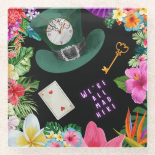 Dessous-de-verre En Verre Vers le bas du Dessous de verre du trou de lapin