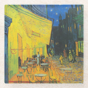 Dessous-de-verre En Verre Vincent Van Gogh Café Terrasse Chef-d'oeuvre