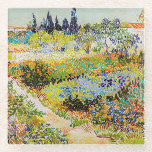 Dessous-de-verre En Verre Vincent van Gogh - Jardin à Arles