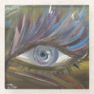 Dessous-de-verre En Verre Votre œil est le miroir de votre âme