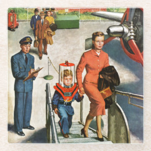 Dessous-de-verre En Verre Voyageur de l'espace