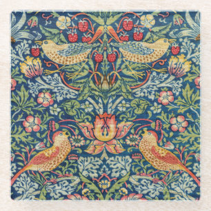 Dessous-de-verre En Verre William Morris - Thief aux fraises