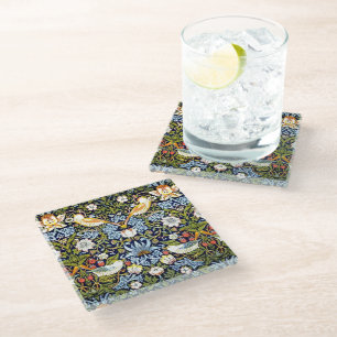 Dessous-de-verre En Verre William Morris - Thief aux fraises