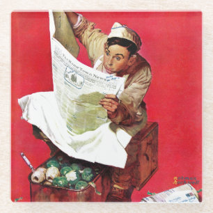 Dessous-de-verre En Verre Willie Gillis sur K.P