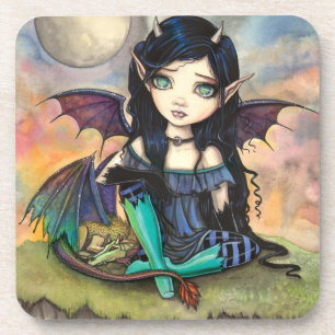 Dessous-de-verre Enfant Dragon Cuge Grande Fée aux Yeux