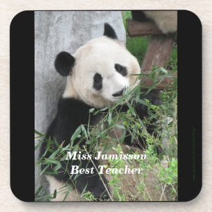 Dessous-de-verre Ensemble de 6, Panda géant mignon, meilleur ensei