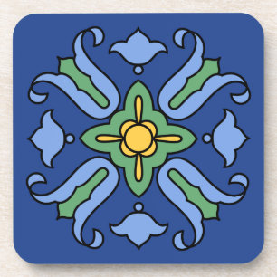 Dessous-de-verre Ensemble de carreaux de Catalina Island des années