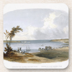 Dessous-de-verre Entrée à la baie de New York prise de Staten ISL