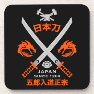 Dessous-de-verre Épée japonaise Katana